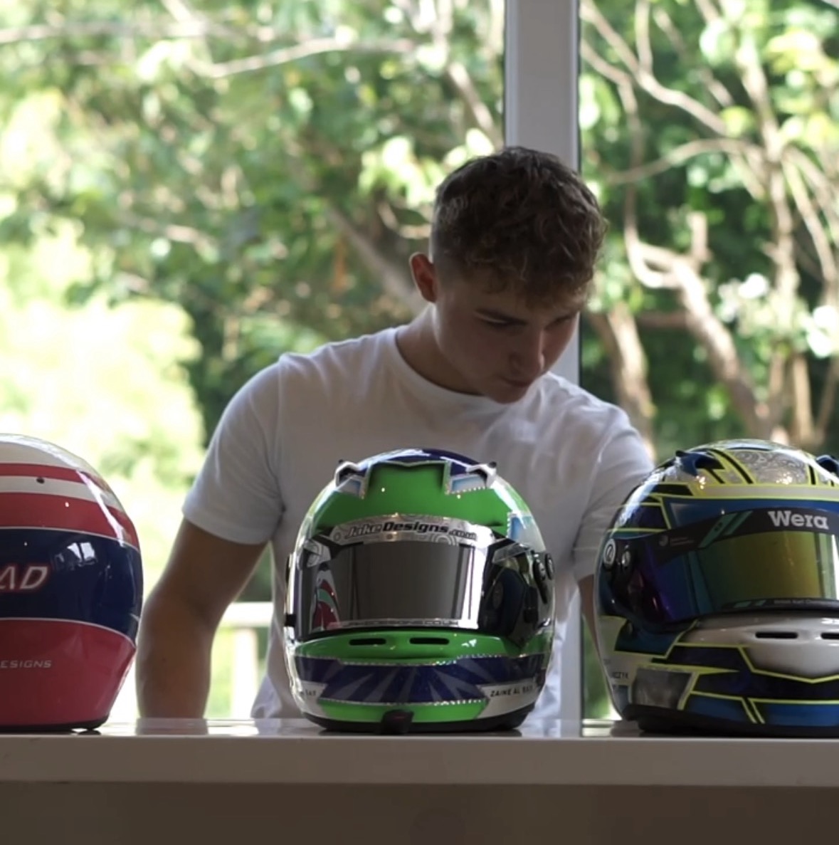 Over 100 helmets